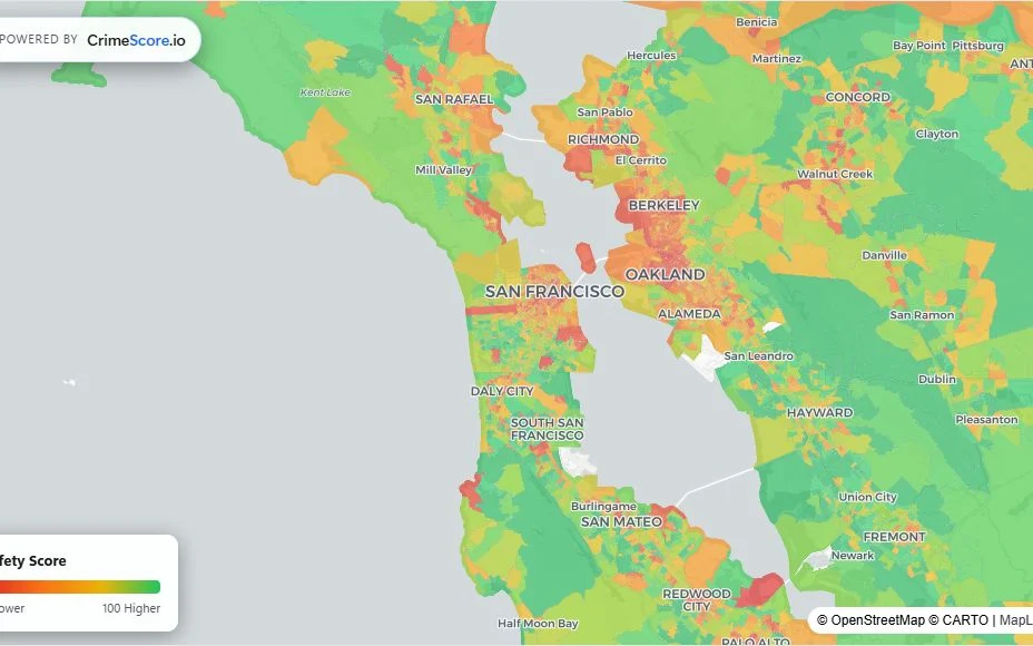 San Francisco crime safety map